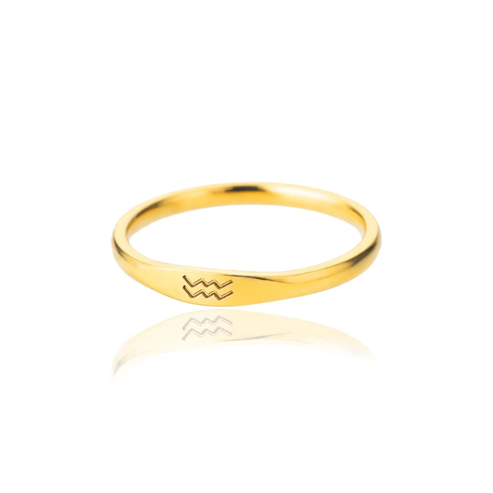 Mini Zodiac Sign Ring