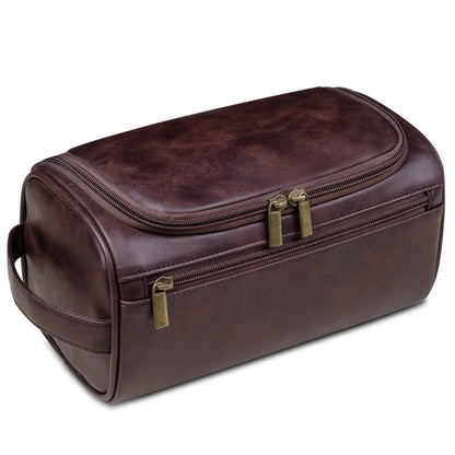 Custom Leather Toiletry Bag