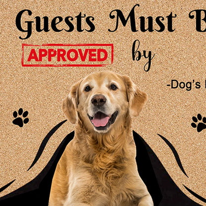 Custom "Must Be Pet Approved" Doormat