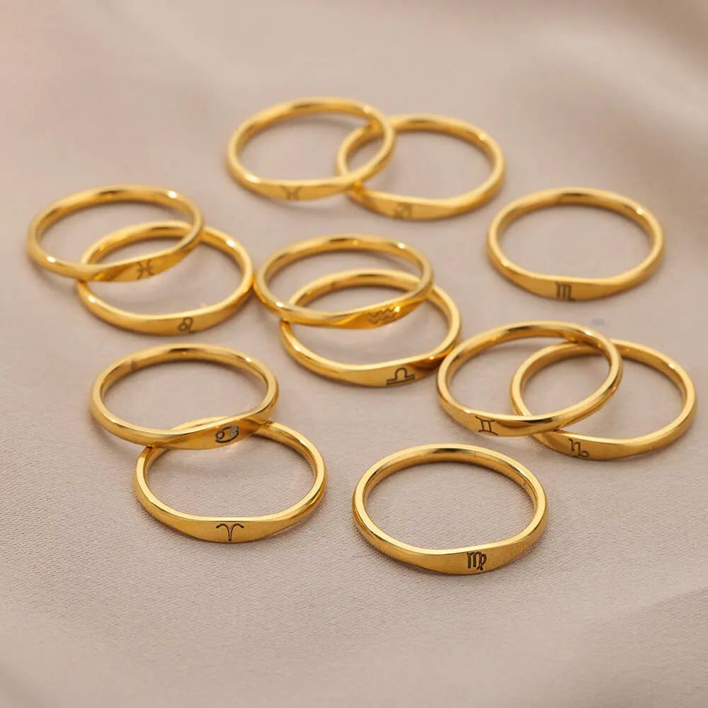 Mini Zodiac Sign Ring