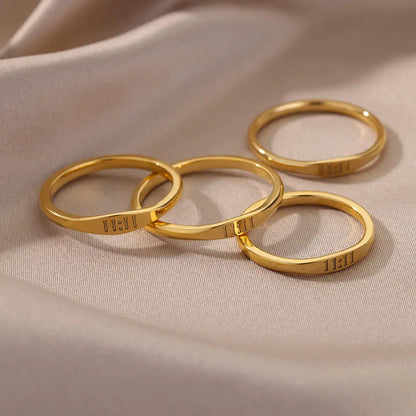 Mini 11:11 Angel Number Ring
