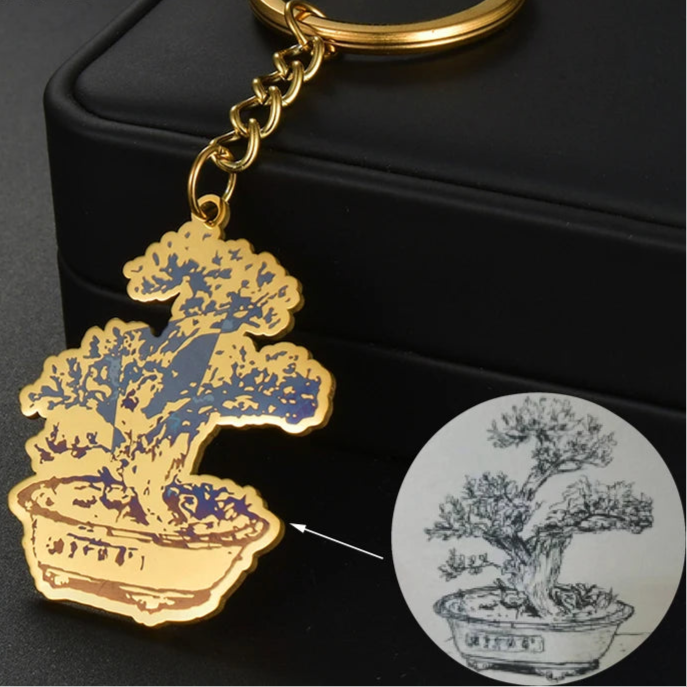 Keychain Photo Engraving