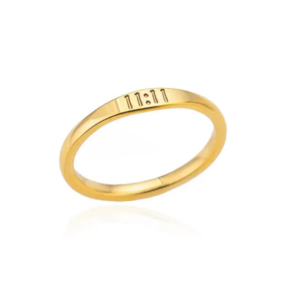 Mini 11:11 Angel Number Ring