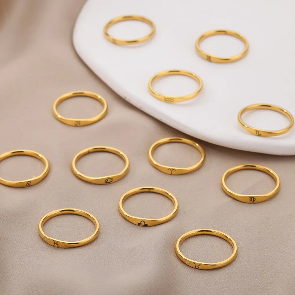 Mini Zodiac Sign Ring