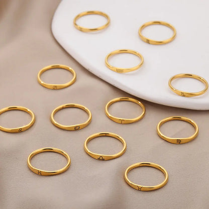 Mini Zodiac Sign Ring