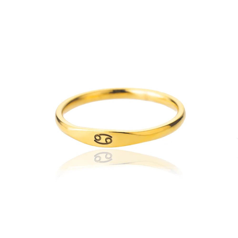 Mini Zodiac Sign Ring