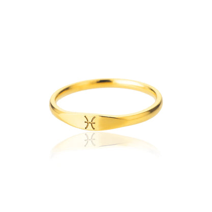Mini Zodiac Sign Ring