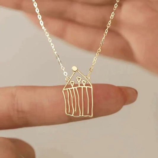Custom Design Drawing Necklace